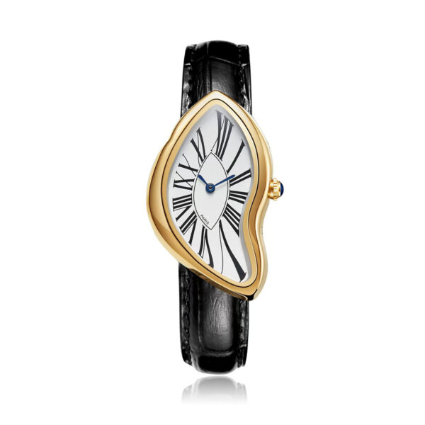 Melting Twisted Y2g Shaped Premium Ins Special-interest Design Quartz Wrist Watch - Image 2