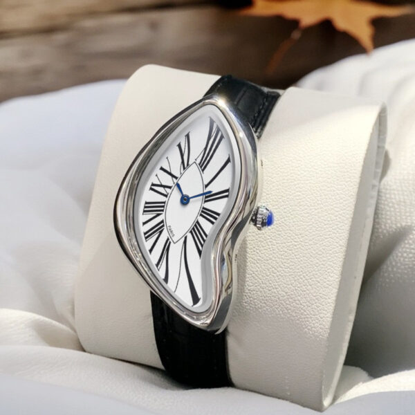 Melting Twisted Y2g Shaped Premium Ins Special-interest Design Quartz Wrist Watch